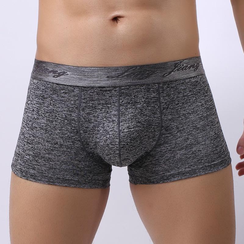 Cuecas Boxers Masculinas Premium Respiráveis Confortáveis Com Bolsa Luxuosa E Design de Boxer Elástico