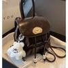 Korean Ins Girl Bag Women 2025 New Spring and Summer Retro Fashion Backpack Niche High-end Messenger Bag