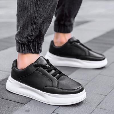 Fashion Fujeak New Men Leather Sneakers Platform Woman Sports Sneakers Female Shoes Casual Ladies Trainers High Quality Women Footwear