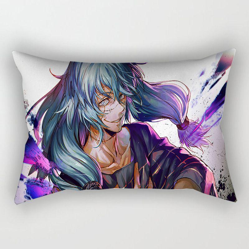 

Аниме Jujutsu Kaisen Наволочка Декоративная Прямоугольная Дом Диван Автомобиль Purple