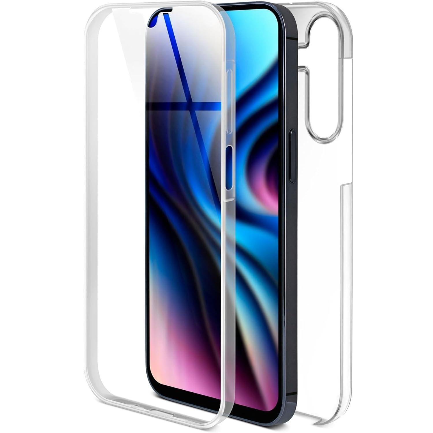 

Чехол-накладка для Samsung Galaxy A16 A17 A07 A56 A36 A26 A15 A25 A35 A55 A14 A54 A24 A34 S25 Полная защита на 360 градусов Чехол для телефона с защитной пленкой Samsung Galaxy A26 прозрачный