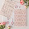 Early Spring Soft Ceramic Earrings Water Transfer Paper Flower Bird Pattern Clay Special Water Soluble Sticker DIY Handmade Tool