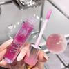 Hydrating Lip Gloss Long-Lasting and Non-Staining Glass Lipstick with Earth Design, Glossy Finish Beauty Essentials Glossy Finish Lipstick