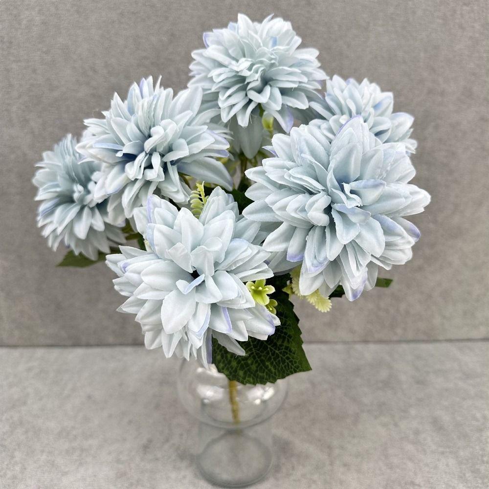 Silk Petals Dahlia Artificial Flower Multicolor Decorative Flower Simulation Flower  Home Decor