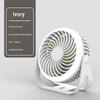 Desk Fan Mini Fan Outdoor Portable Desktop Fan With Night Light High Wind Silent Charging Small Fan