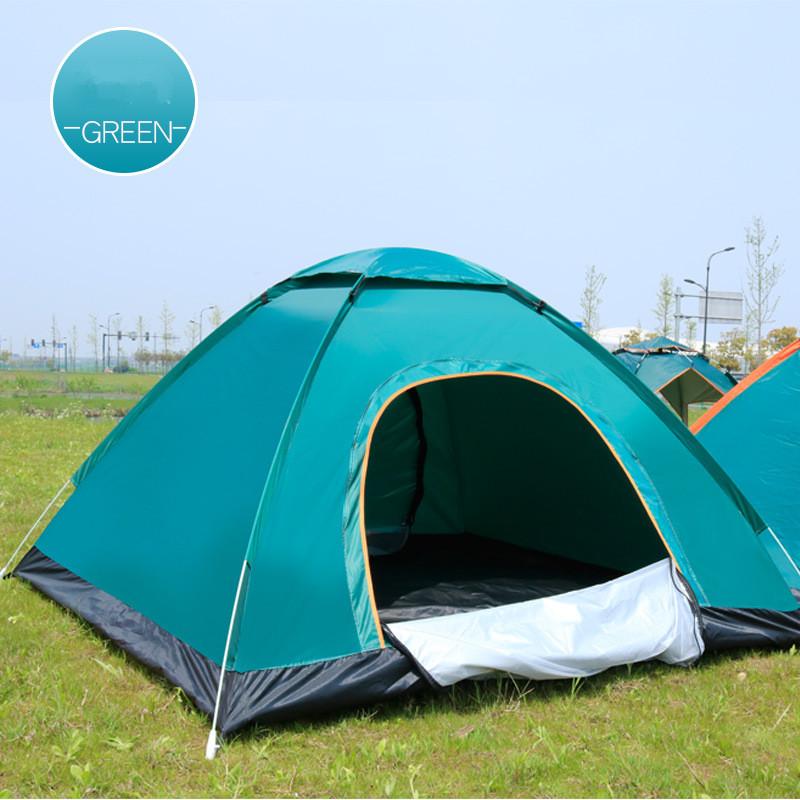 Automatic Tent Outdoor Camping Folding Fully Automatic Tent 3-4 Person Beach Simple Quick Opening Double Person Tent