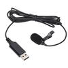 Lapel Microphone Portable Clip On Wired Mini Lapel Microphone with USB Interface for Mobile Phones Cameras