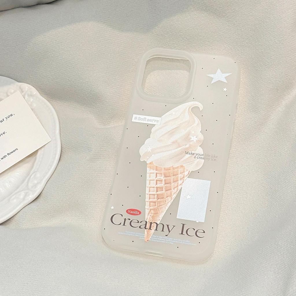 Creative Ice Cream Phone Case for Apple Phones
