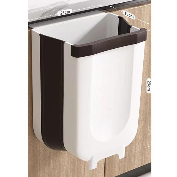 WTEMPO кухонный мусорный бак складной подвесной контейнер для хранения бытовой дверной шкаф настенный подвесной мусорный бак кухонная корзина для мусора 10L белый 1395₽