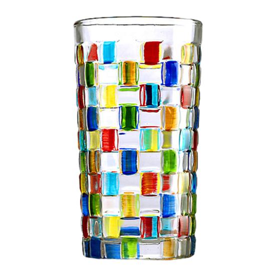 Colorful Hand-Painted Whisky Glasses Gothic Rock Style Wine Glass Dazzling Colored Soda Lime Glassware