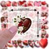 35pcs Cartoon Sweet Love Stickers Cute Valentine Stationery Stickers Stickers For DIY Phone Laptop Scrapbook Bike DIY