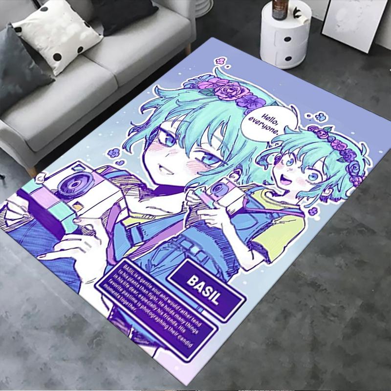 

Новая игра Omori 2025 6 Ковер для гостиной, спальни, дома, украшение дивана, Детский игровой нескользящий коврик для пола 101 40x60cm( 15x23in )