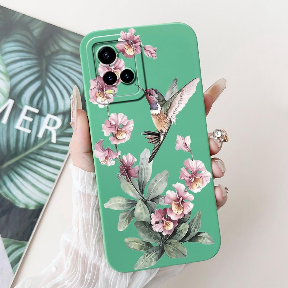Pour Vivo Y21 Y21s Y21t Coque Vivo Y33s 4G V2109 Mignon Chat Dessin Animé Housse Souple TPU Coque de Téléphone Pour Vivo Y21s VivoY21 V2111 V2110 Sacs