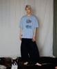 GROUNDWORK Cat And Dog T-Shirt / Sky Blue
