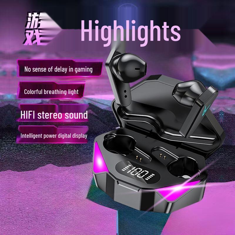 X15 Bluetooth Wireless Headphones: Zero-Latency E-Sports & High-Quality Sound for Running & Gaming