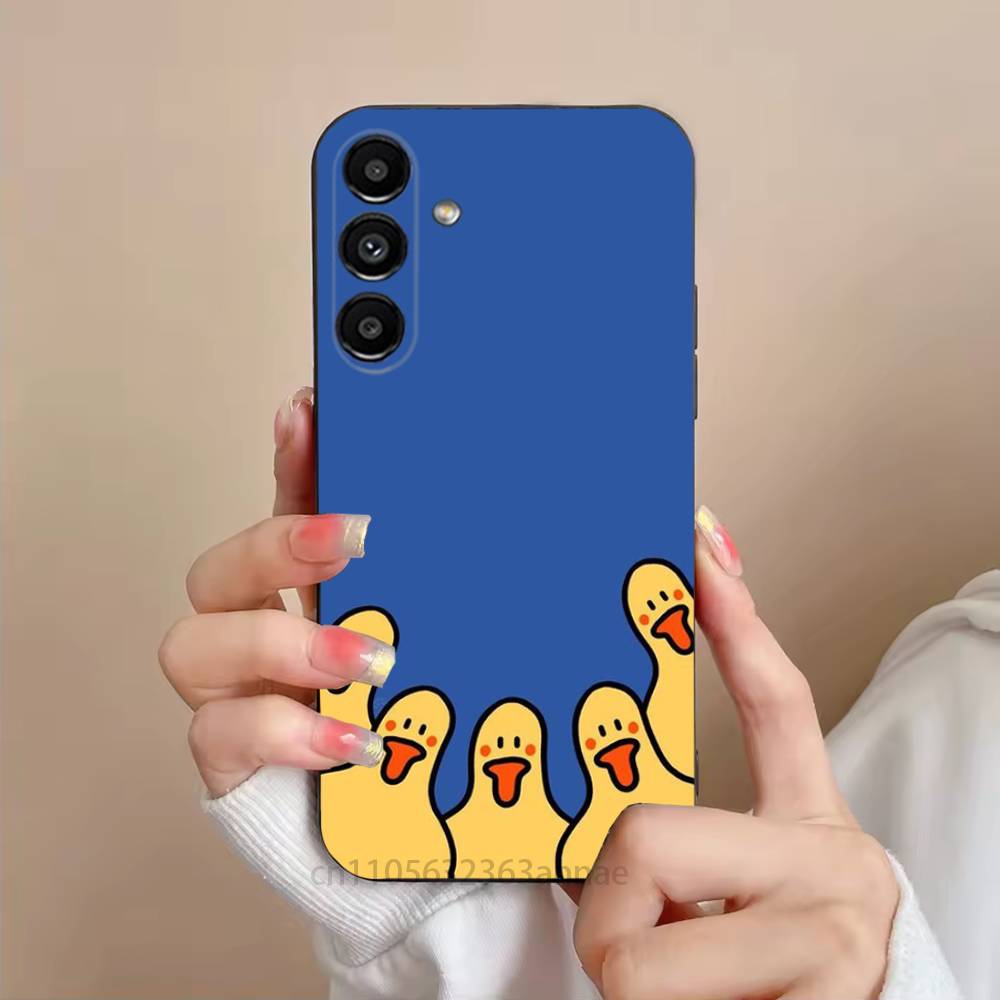 Yellow Duck Phone Case For Samsung Galaxy S21 22 23 24 S25 Ultra PlusS20 FE S10 Plus  Cover Funda
