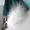 50Pcs With Clip Buckle Full Fleece Turkey Fluff Fluff Diy Decorative Dream Catcher Cat Stick Feather Material