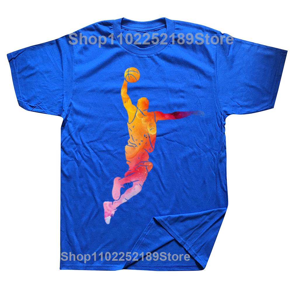 Funny Basketball Player Tshirts Men Womens Fashion Casual 100 Cotton Loose Oversized Basketballer Sports Graphic T Shirt