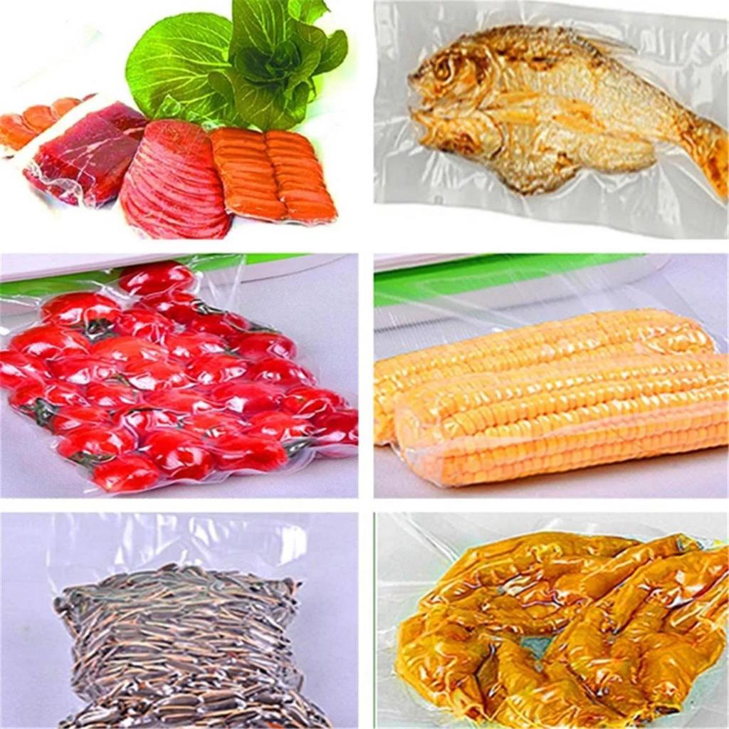 5M Vacuum Food Preservation Bag In Roll Packaging Compressed Plastic Sealing Machine Household Bags