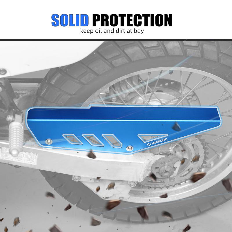 For Suzuki DR650S DR650SE Chain Protector CNC Aluminum Chain Guard Cover for Suzuki DR650 S SE 1996-2024