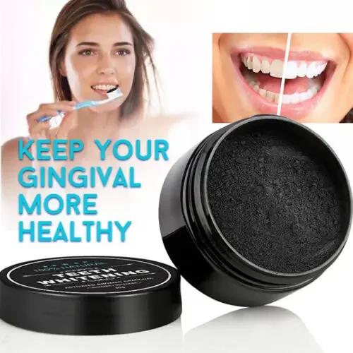White Teeth Toothpaste Teeth Whitening Scaling Powder Oral Cleaning Packing Premium Activated Bamboo Charcoal Powder 30g