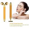 2 In 1 Face Massager Roller Facial Golden Pulse Electric 3d Roller And T Shape Arm Eye Nose Head Massager Instant Face Lift Anti Wrinkles Skin Tighten