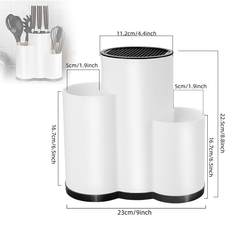 New Storage Rack Knife Holder Multi-Functional Household Tableware Storage Rack Kitchen Storage Tools