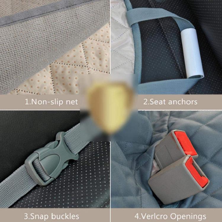 Breathable Dog Car Seat Mat - Dirt & Scratch Resistant Rear Cushion Cover