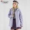 Women's 3-in-1 Removable Outdoor Windproof and Waterproof Jacket