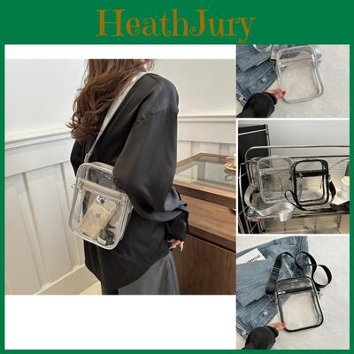 Chic Black And Silver Pvc Small Square Bag For Fashionable Summer Adventures