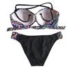 Retro Summer Beach Striped Print Swimwear With Premium Quality Fabric And Timeless Design
