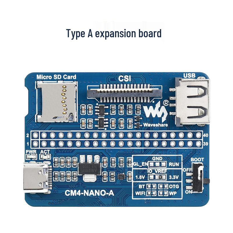 Raspberry Pi CM4 Expansion Board with 8MP Camera, HDMI, CSI Interface, and Gigabit Ethernet