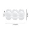 Portable Camping Eggs Boxes Carriers 6 Grid Eggs Holder Container Outdoor Camping Eggs Holder Storage Box Durable