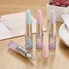 6 Stück Lippenstift-Form Gelstift 0,5 mm Schreibstift Neuheit Gel-Tinte Stift Süßer Neutraler Stift für Schule Büro und Zuhause