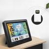 Stazione Meteo Digitale Wireless con Orologio Previsioni Meteo Indoor e Outdoor Display LCD Misuratore Digitale di Temperatura e Umidità Sveglia con Snooze
