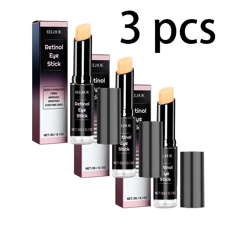 EELHOE Stick Crema Contorno Occhi Retinolo Formula delicata idrata e umetta la zona perioculare, crema viso nutriente e rigenerante per gli occhi.