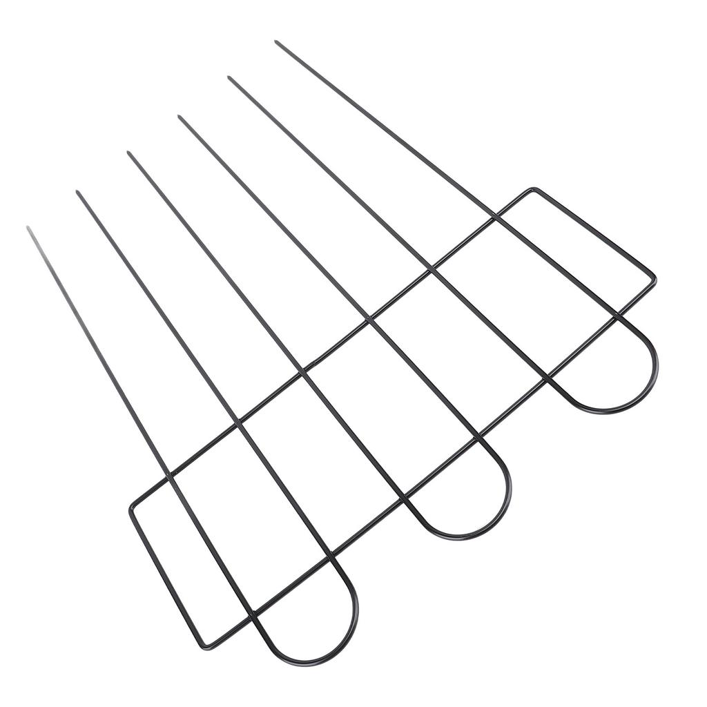 Decorative Garden Fence Iron Metal Wire Garden Fence Ground Stake Animal Barrier Fence for Outdoor