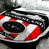1PC Sunderland A.F Custom Name Patterned Flannel Blanket Suitable For All Seasons for Home Decor Warmth and Comfort Gifts Holiday Present