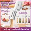 Household Stainless Steel Electric Noodle Maker Cordless Handheld Automatic Noodle Pasta Noodle Baking Machine