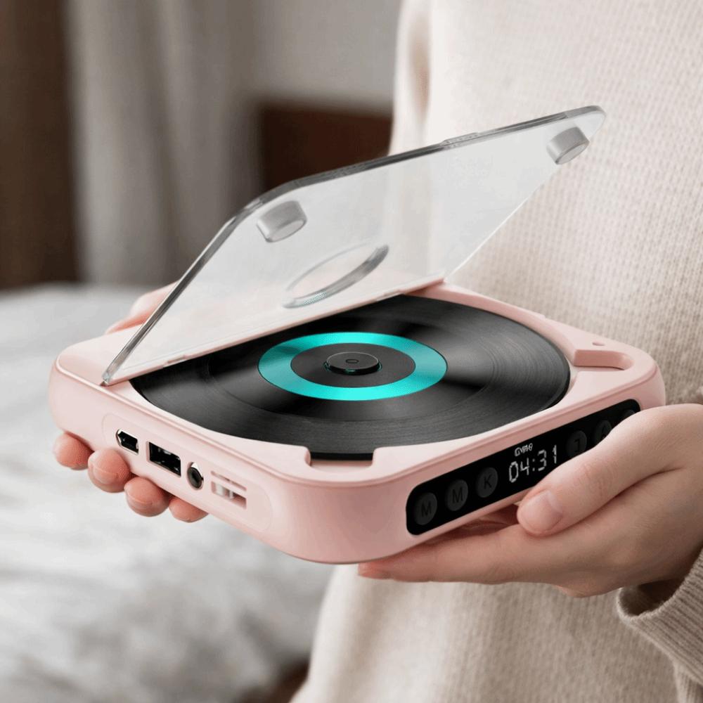 A-B Repeat Timer CD Player 6 Modes Bluetooth Music Player Stereo CD Players Portable Use