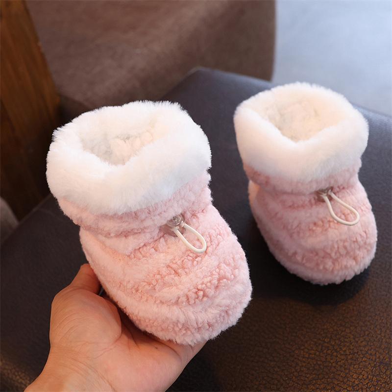 Warm Infant Toddler Crib Snow Boots Soft Comfortable Infant Girls Boys Anti-Slip Socks  Newborn Baby Shoes