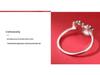 925 Silver Plated Christmas Antler Women's Open Ring - High-End Plain Band for Index Finger