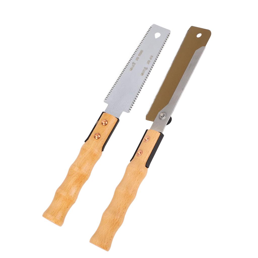 Hand Saw Gold Clip Backsaw and 7 Inch Double Sided Fine Teeth Flush Cut Saw for Woodworking
