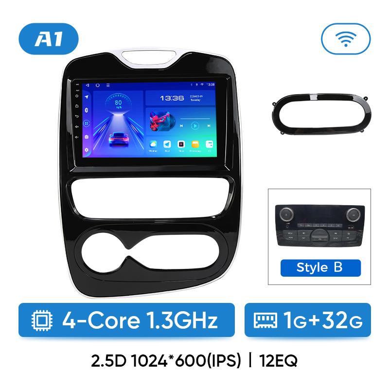 

Автомобильное радио Ainavi для Renault Clio 4 2012 - 2018 Беспроводной Carplay Android Auto Мультимедийный плеер Стерео 2Din 4G Wifi DSP