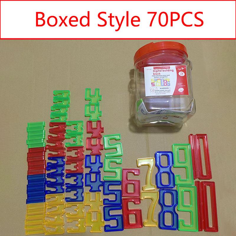 Toddlers Montessori Material Transparent Digital Blocks Light Table Toys Math Operation Stacking Games Open Ended Learning Toys