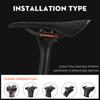 TOSEEK 3D Printed Carbon Saddle 7x9mm Rails Digital Light Synthesis Lattice Road Racing Zonal Cushioning High Modulus Shell Tech