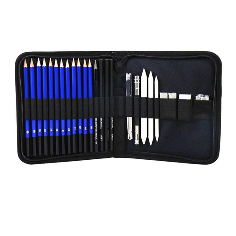 

Sketch & Colored Pencil Set: 145 Pencils + 83 Drawing Tools 8B to 5H