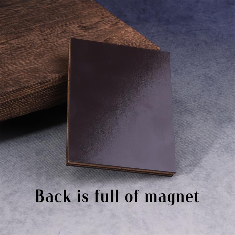 1Pc Mini Wooden Photo Frame Frog Fridge Magnet Funny Green Frog & Haircut Modern Kitchen Decor Durable Refrigerator Ornament