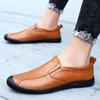 FashionMen's Brand casual shoes slip on fashion Leather Loafers business Men dress shoes Gentleman's party shoes for men moccasins