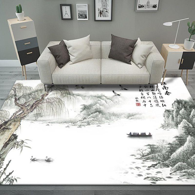Traditional Chinese Painting CARPET FOR LIVE ROOM Big Size 200x300 Area Rug for Bedroom Decoration Coffee Tables Mat Non-slip